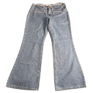 Tommy Hilfiger Jeans Womens 12 Light‎ Wash Denim Flare Leg Y2K